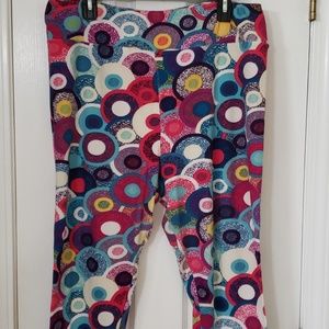 Bright circle leggings - Lularoe